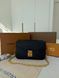 Модель в стилі Louis Vuitton Pochette Metis East West Black 20см