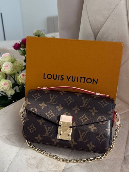 Модель в стилі Louis Vuitton Metis Brown 20 см 119-1 фото