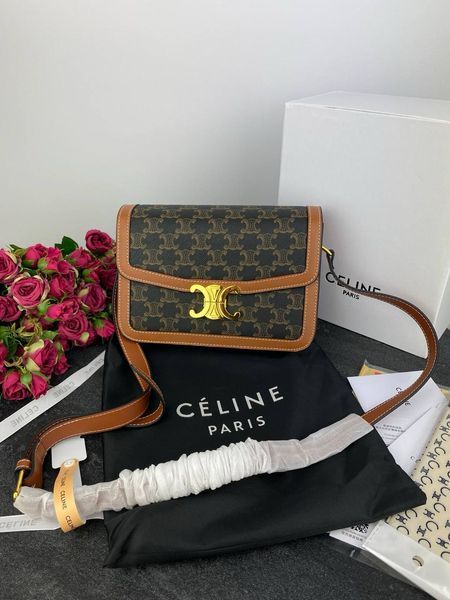 Сумка в стилі Celine Brown P13005 фото