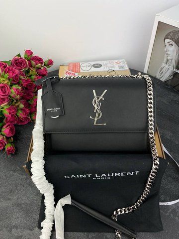 Модель в стилі Yves Saint Laurent Sunset Black Silver 22см P5018 фото