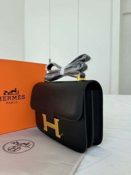 Модель в стилі Hermes Constance Black Gold 23см 140-2 фото