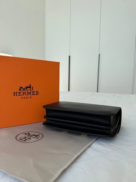 Модель в стилі Hermes Constance Black Gold 23см 140-2 фото