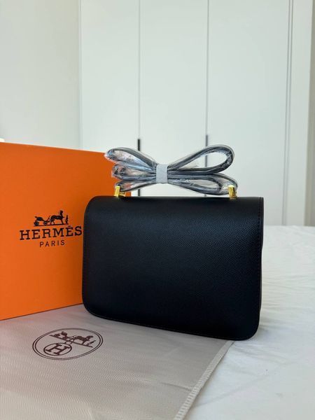Модель в стилі Hermes Constance Black Gold 23см 140-2 фото