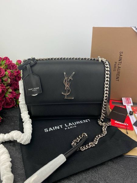Модель в стилі Yves Saint Laurent Sunset Black Silver 22см P5018 фото