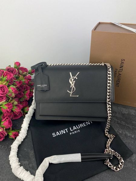 Модель в стилі Yves Saint Laurent Sunset Black Silver 22см P5018 фото