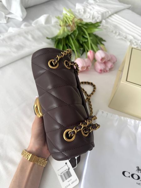 Сумка в стилі Coach Chocolate P9054 фото