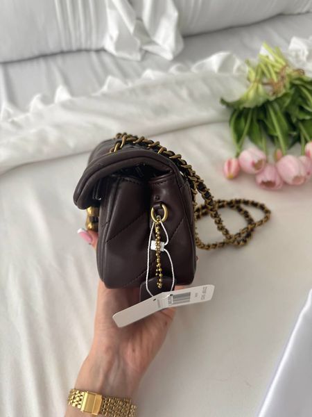 Сумка в стилі Coach Chocolate P9054 фото