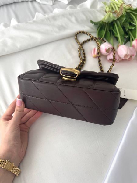 Сумка в стилі Coach Chocolate P9054 фото