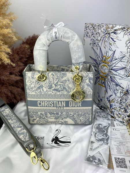 Сумка в стилі Dior Lady Р6010 фото