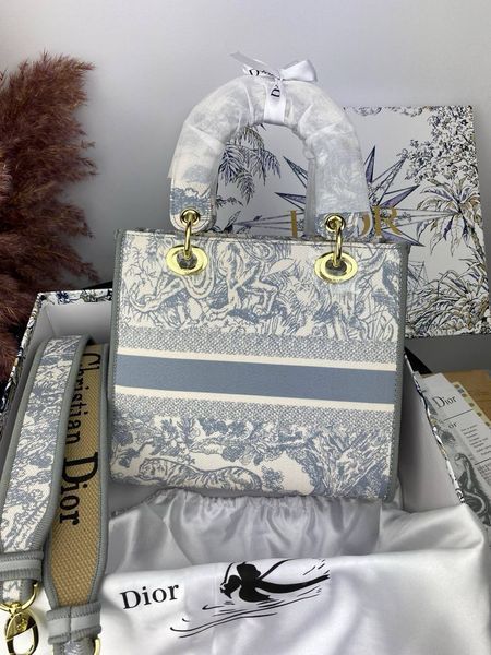 Сумка в стилі Dior Lady Р6010 фото
