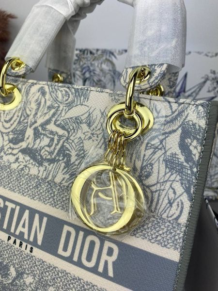 Сумка в стилі Dior Lady Р6010 фото