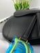 Модель в стилі Dior Saddle Black Texture P6013 фото 4