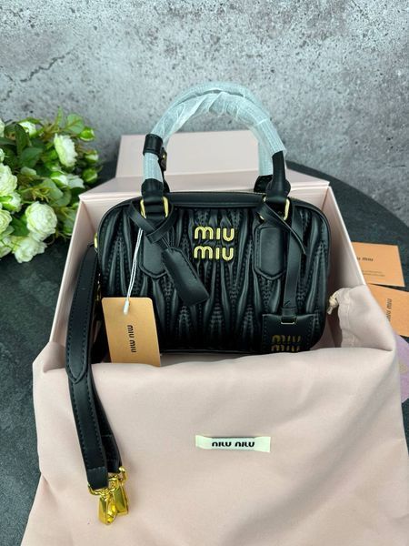 Сумка в стилі Miu Miu Black P17004 фото