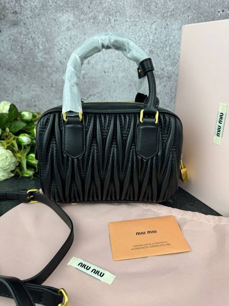 Сумка в стилі Miu Miu Black P17004 фото