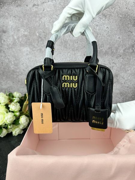 Сумка в стилі Miu Miu Black P17004 фото