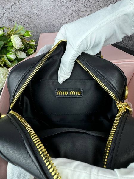 Сумка в стилі Miu Miu Black P17004 фото
