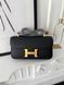 Модель в стилі Hermes Constance Black Gold 26см P15038 фото 8
