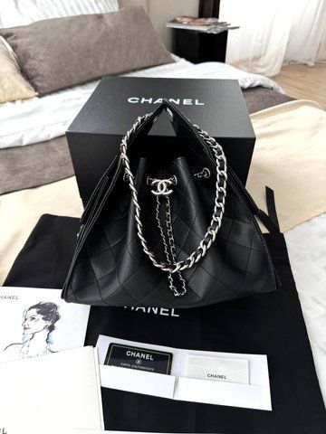 Модель в стилі Chanel Black Silver Texture 26см р10188 фото