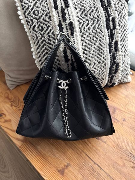 Модель в стилі Chanel Black Silver Texture 26см р10188 фото