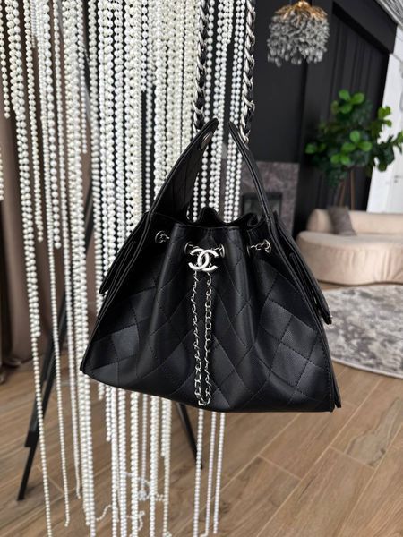 Модель в стилі Chanel Black Silver Texture 26см р10188 фото