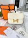 Сумка в стилі Hermes Constance Milk Gold P15039 фото 1