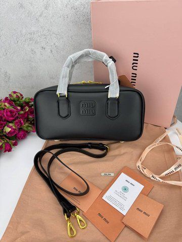 Сумка в стилі Miu Miu Black P17021 фото