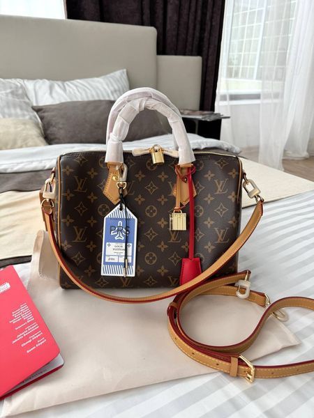 Модель в стилі Louis Vuitton Speedy Bandouliere  30см р1078 фото