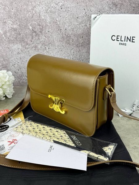 Сумка в стилі Celine Brown P13013 фото