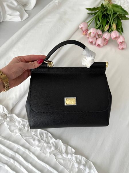 Сумка в стилі 💎 Dolce & Gabbana Sicily Black P19014 фото
