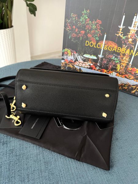 Сумка в стилі 💎 Dolce & Gabbana Sicily Black P19014 фото