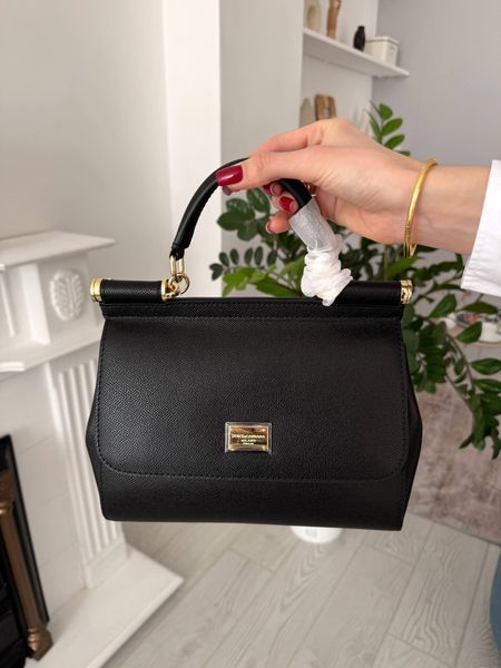 Сумка в стилі 💎 Dolce & Gabbana Sicily Black P19014 фото
