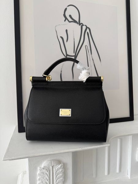 Сумка в стилі 💎 Dolce & Gabbana Sicily Black P19014 фото