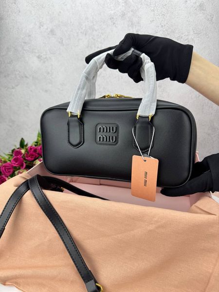 Сумка в стилі Miu Miu Black P17021 фото