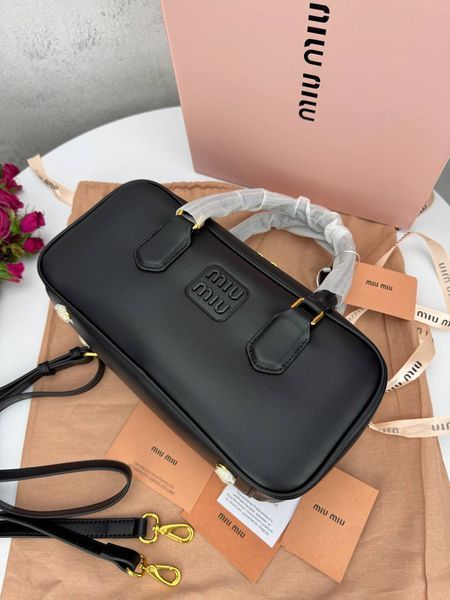 Сумка в стилі Miu Miu Black P17021 фото