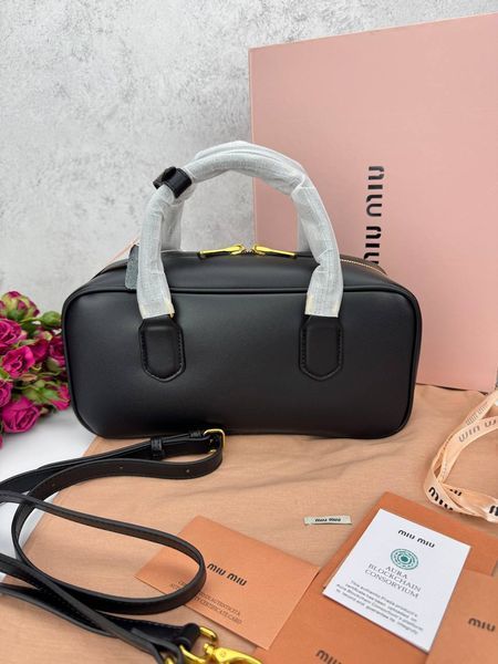 Сумка в стилі Miu Miu Black P17021 фото