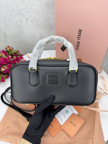 Сумка в стилі Miu Miu Black P17021 фото