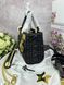 Сумка в стилі Dior Lady Black Gold + гаманець P6022 фото 11