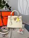 Сумка в стилі Hermes Kelly 25 Milk Gold P15025 фото 1
