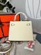 Сумка в стилі Hermes Kelly 25 Milk Gold P15025 фото 2