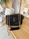 Сумка в стилі   Yves Saint Laurent LouLou Black Gold 24 см 	P5049 фото 8