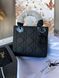 Сумка в стилі Dior Lady Total Black + гаманець Р6008 фото 12