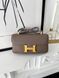 Сумка в стилі Hermes Constance Gray Gold P15036 фото 8