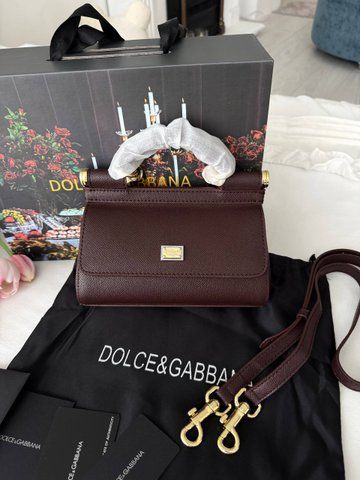 Сумка в стилі  💎 Dolce & Gabbana Sicily Chocolate P19018 фото