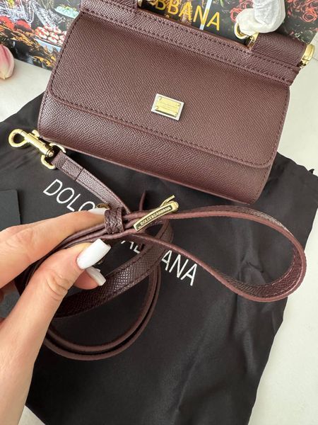 Сумка в стилі  💎 Dolce & Gabbana Sicily Chocolate P19018 фото