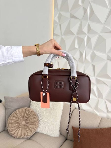 Сумка в стилі Miu Miu Brown P17020 фото