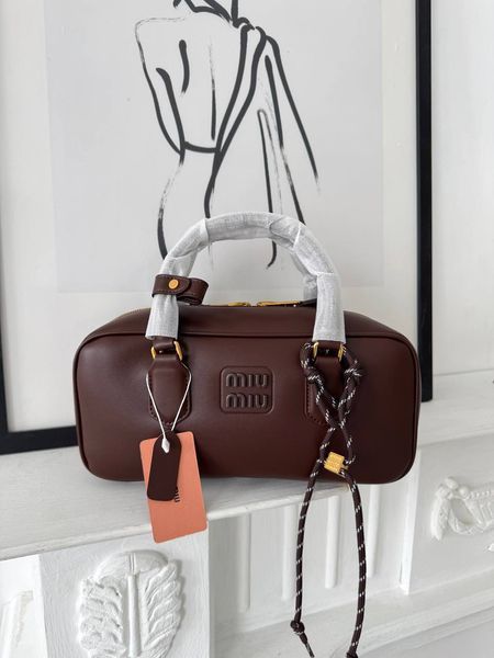 Сумка в стилі Miu Miu Brown P17020 фото