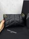 Модель в стилі Yves Saint Laurent Puffer Black Gold 28 см 	P5063 фото 2