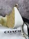 Сумка в стилі Coach Beige/White P9038 фото 4