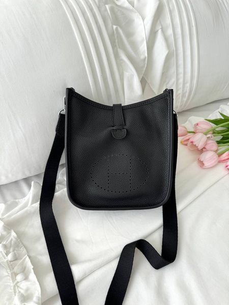 Сумка в стилі Hermes Evelyne Black P15032 фото