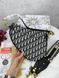 Сумка в стилі Dior Saddle Black Logo P6038 фото 5